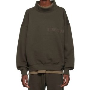 Essentials fear of God gray mock sweatshirt.
